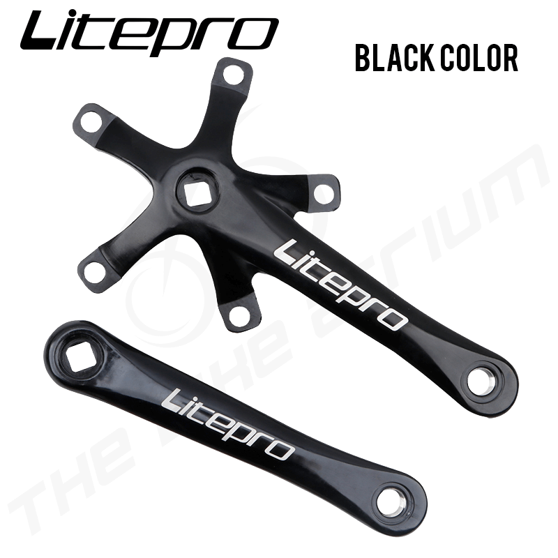 Litepro Square Taper Crank Arm Set | 170mm | BCD 130mm | Aluminum Alloy