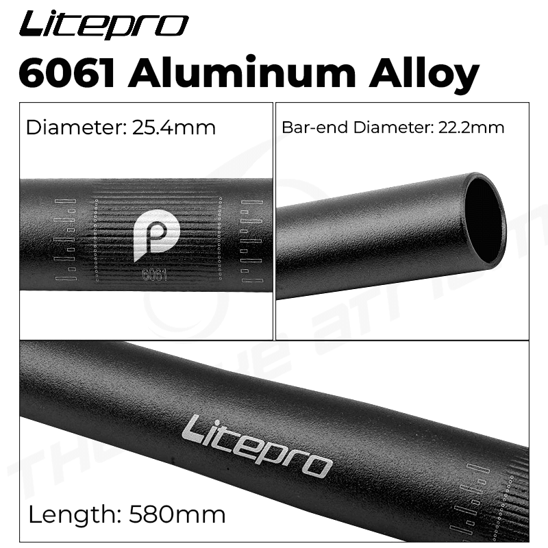 LitePro Straight Bar Monster Handlebar 25.4mm