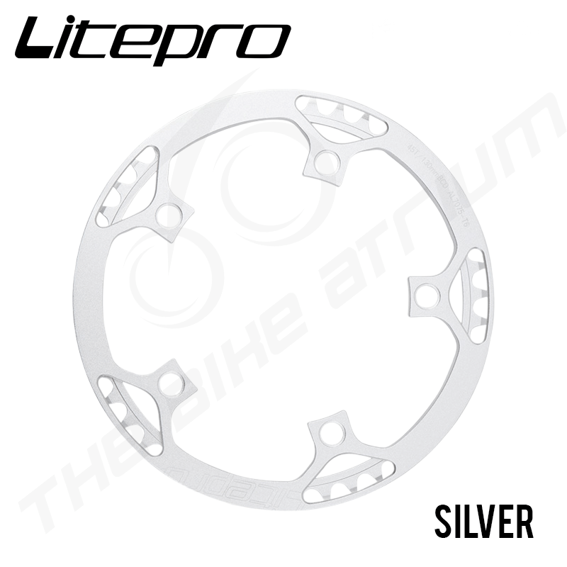 Litepro CNC Aluminum Alloy Standard Single Speed Chain ring 130 BCD 45T to 58T