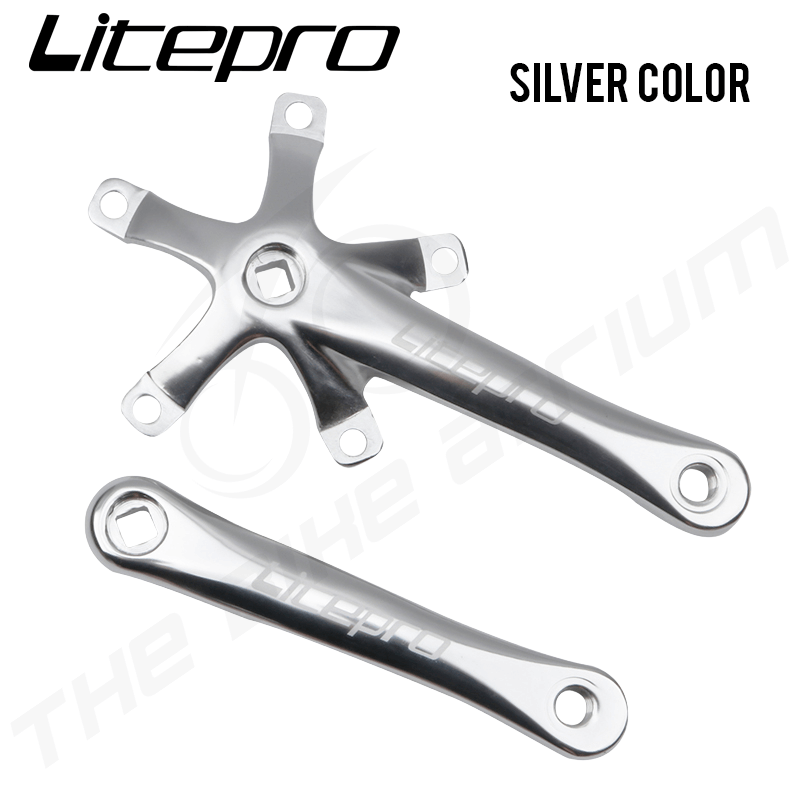 Litepro Square Taper Crank Arm Set | 170mm | BCD 130mm | Aluminum Alloy