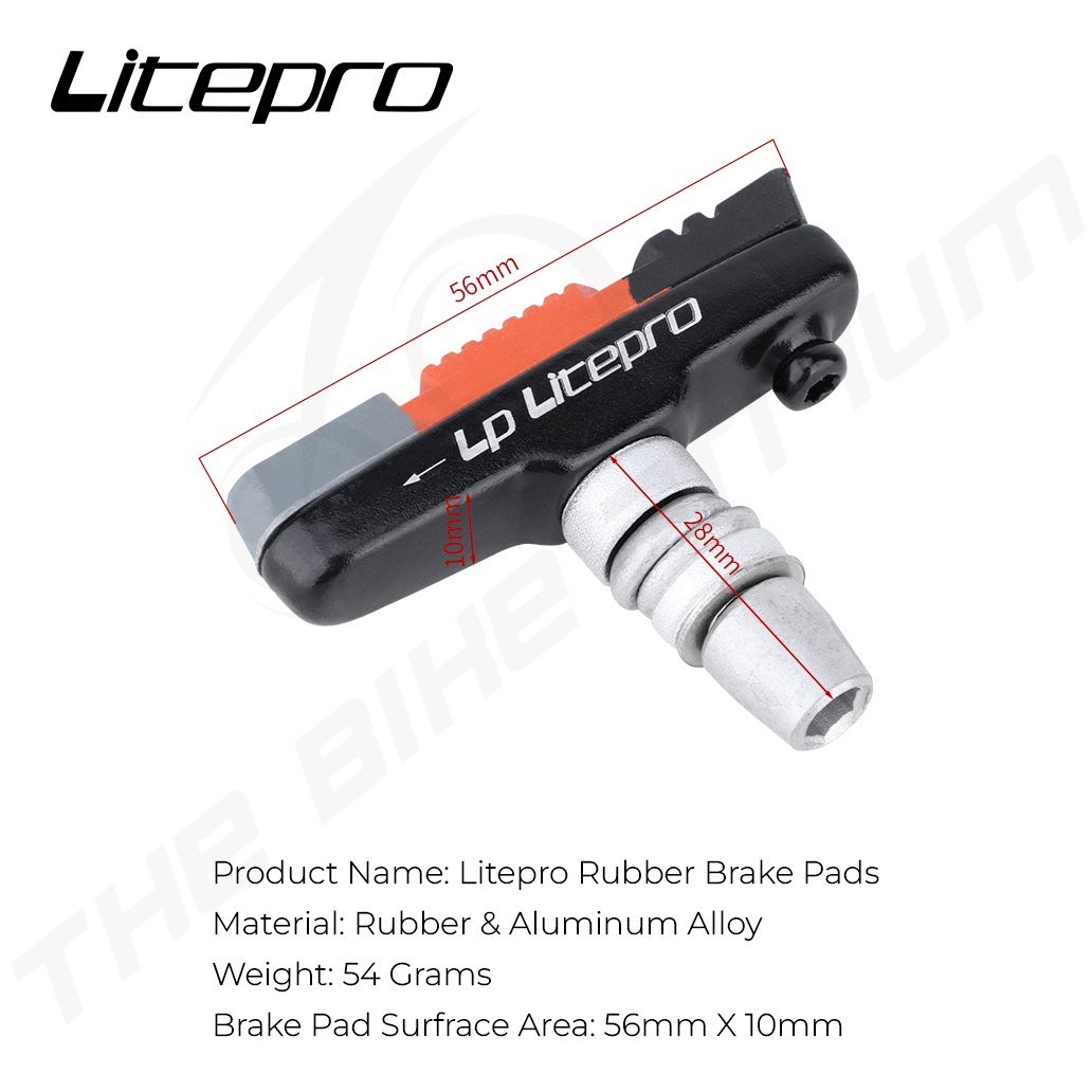 Litepro Rubber Brake Pads