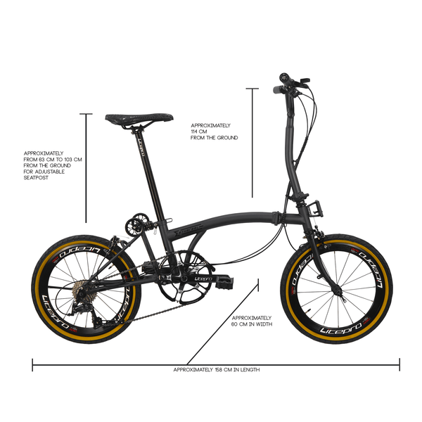 Ethereal G20 Trifold The Ultimate 20 Inch Folding Bicycle in