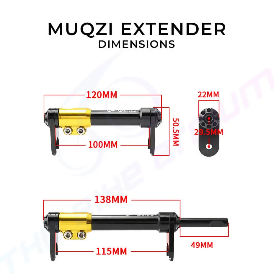 MUQZI Easy Wheel Extender for Trifold Folding Bicycles