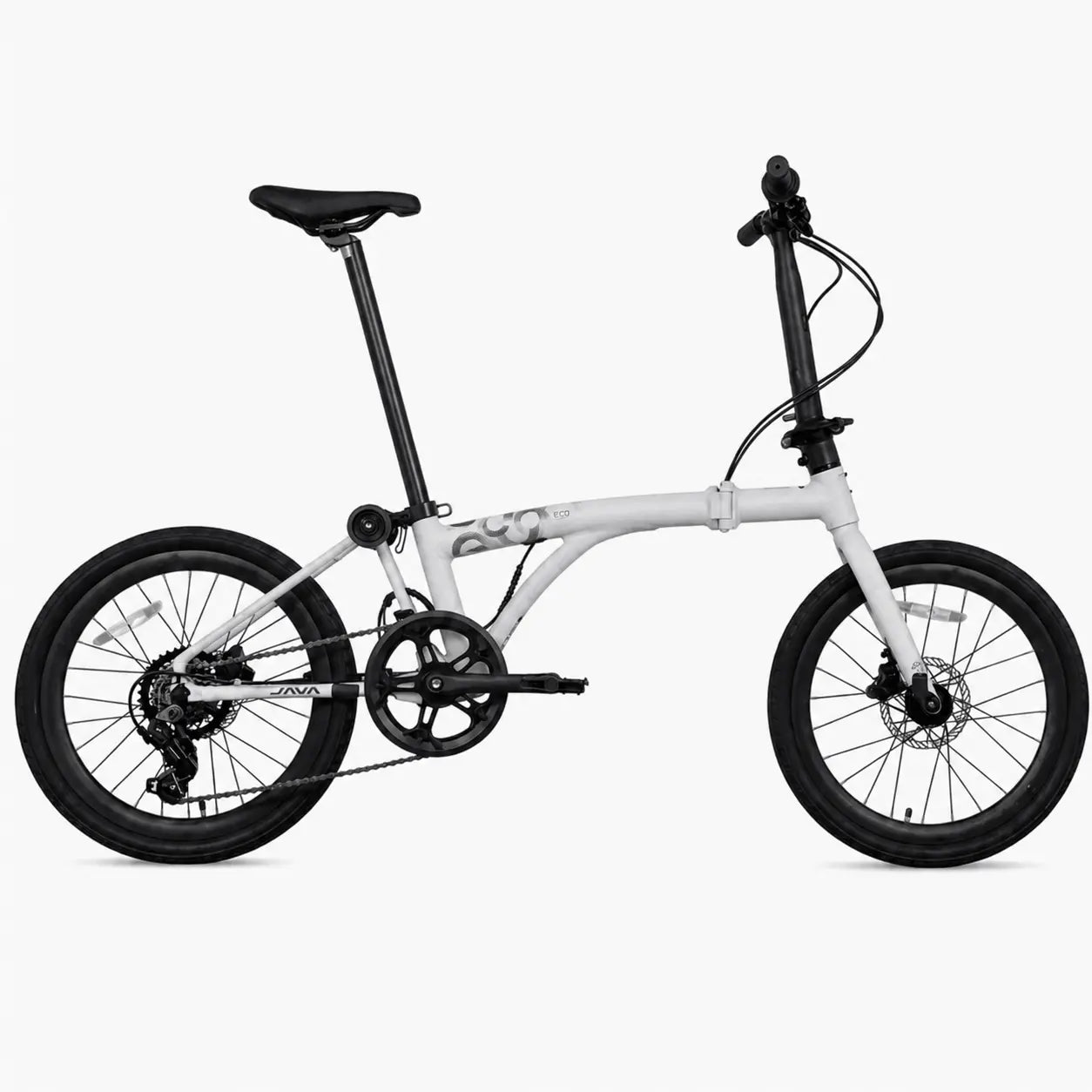 Java Neo 3 ECO 20" Trifold Folding Bike – Hydraulic Disc, Shimano 7-Speed