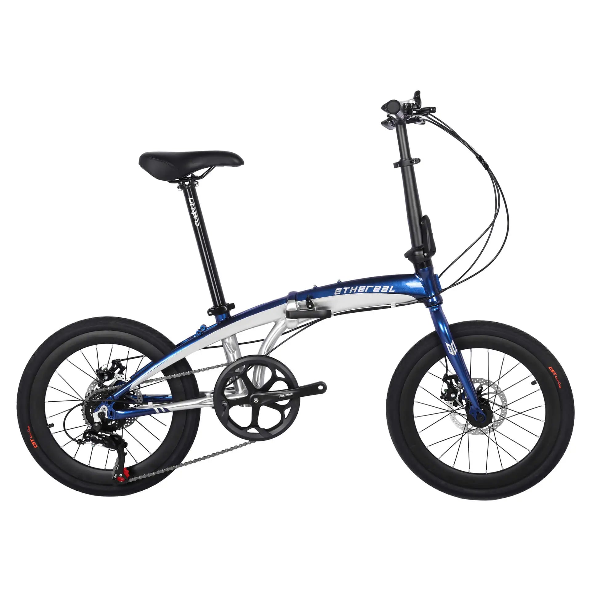 Value for money Ethereal Cruise folding bicycle Shimano Tourney 7-speed and lightweight aluminium frame | Value for money and portable - The Bike Atrium - Best Bicycle Shop in Singapore