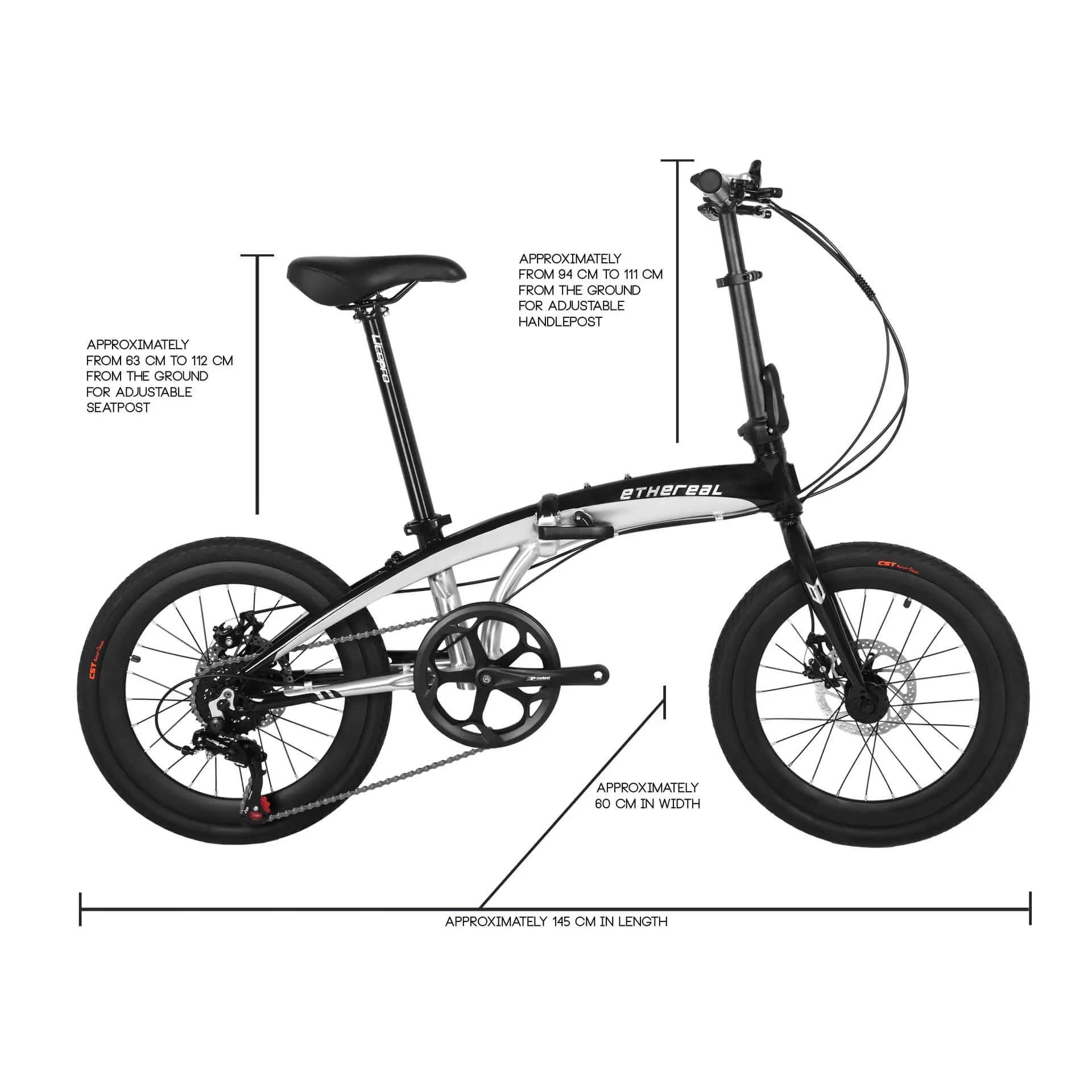 Ethereal Cruise: Premium Foldable Bicycle for Urban Commuting | The Bike Atrium