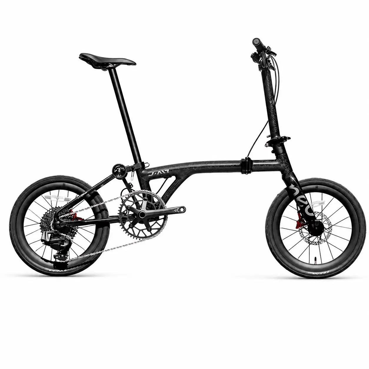Java Neo 16 Inch Full Carbon Trifold Folding Bike 12 Speed Wireless