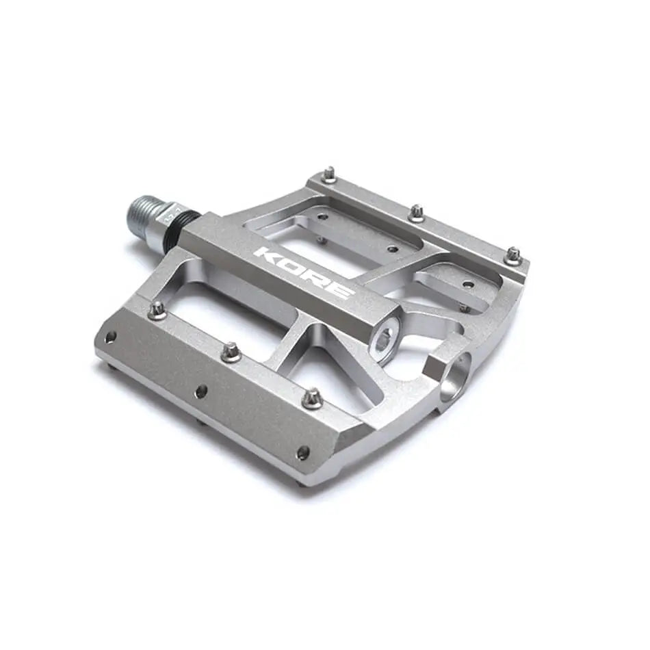 KORE K105 Bicycle Pedals – Made in Taiwan, 3 Bearings, Lightweight & Durable