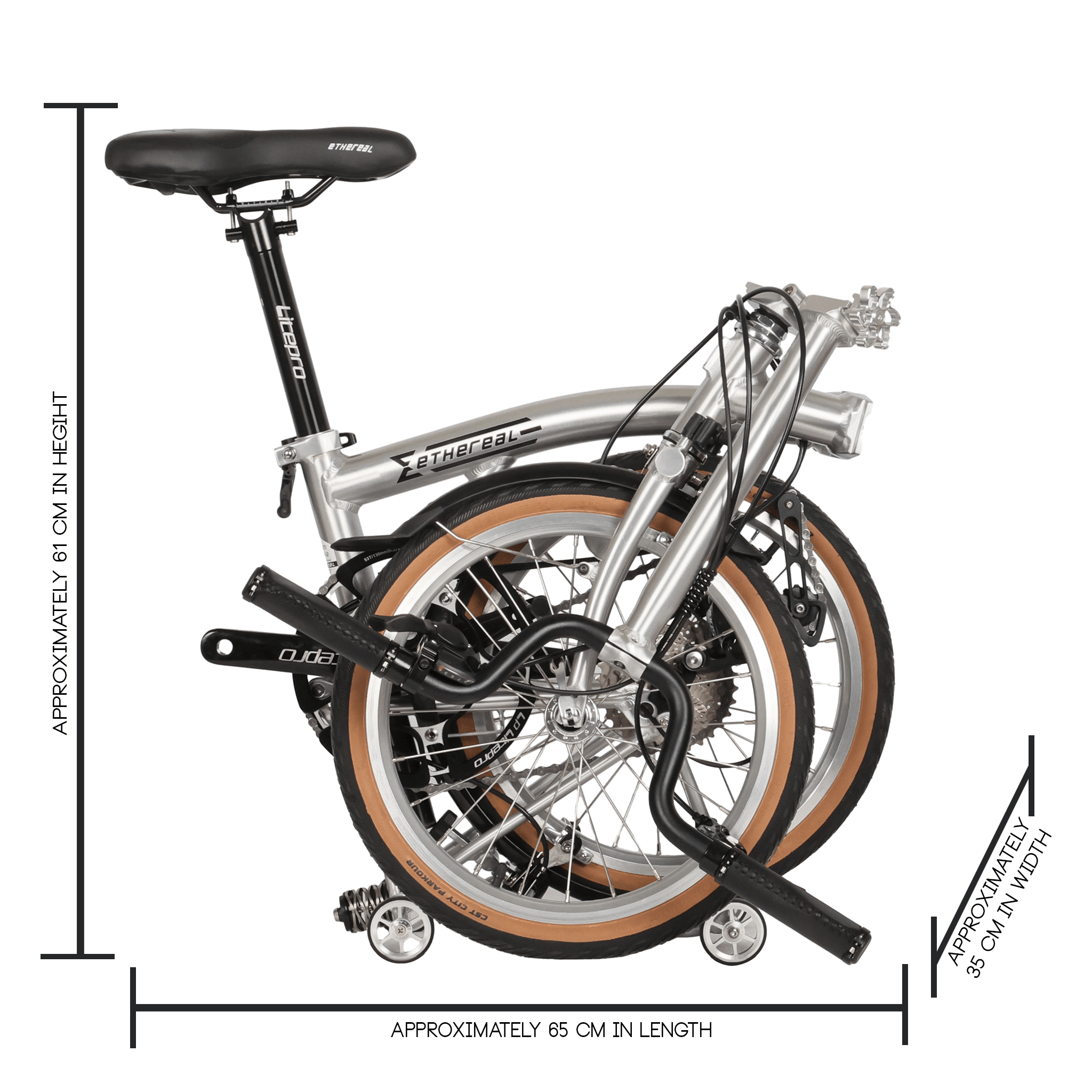 Ethereal Trifold A9 - Lightweight Folding Bike | The Bike Atrium