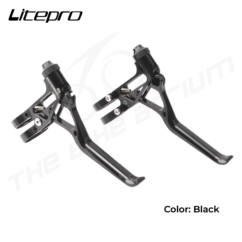 Litepro Ultimate Brake Lever CNC Alloy for Foldable Bicycles - Lightweight Aluminum Alloy CNC Brake Lever for Mounting on Handlebars