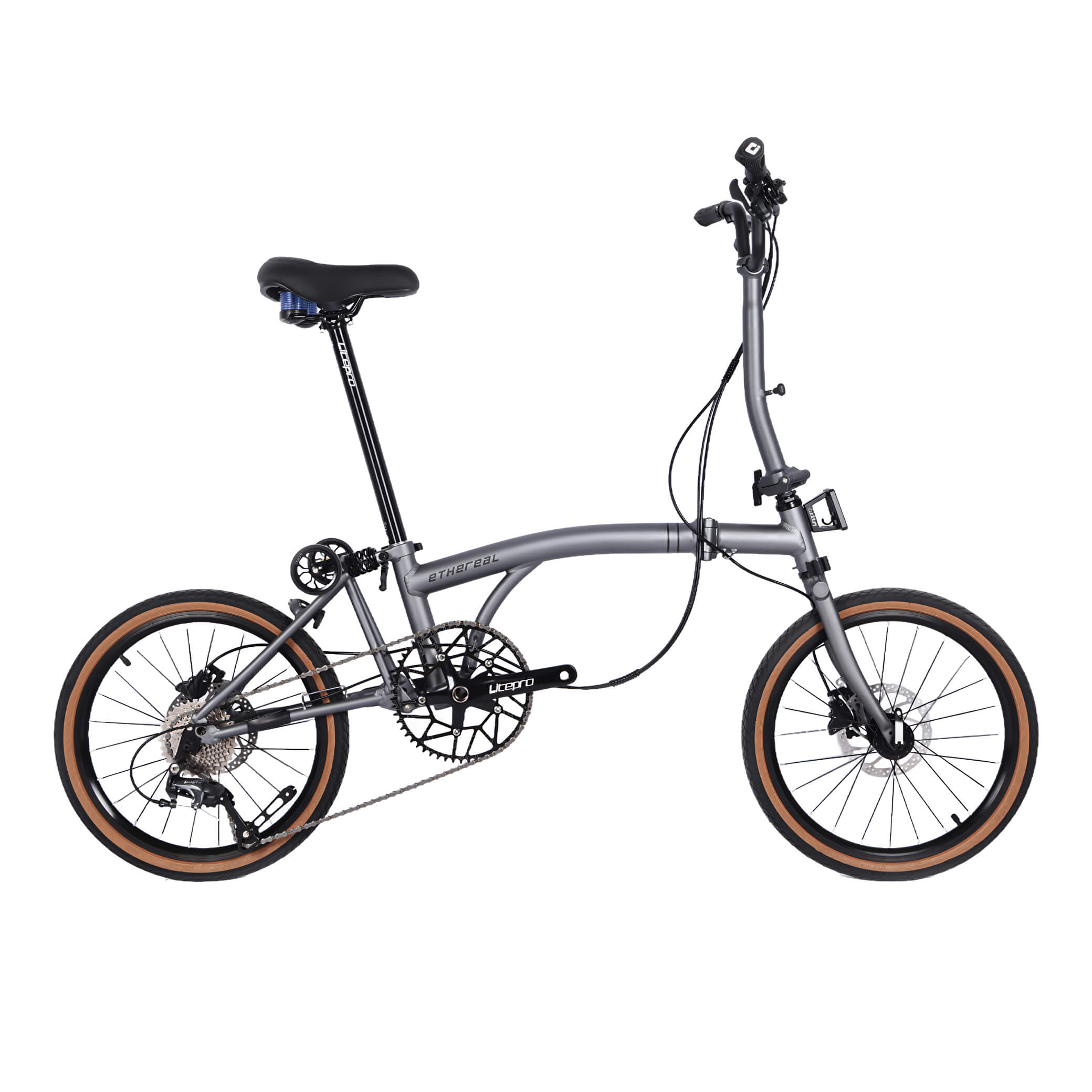 Ethereal Trifold A20 | 20-Inch Lightweight Aluminium Alloy Folding Bike | Full Hydraulic Brakes