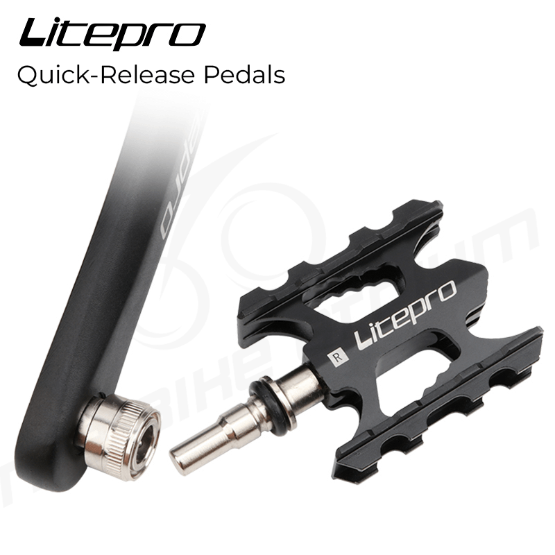 Litepro Detachable Pedals with Quick Release