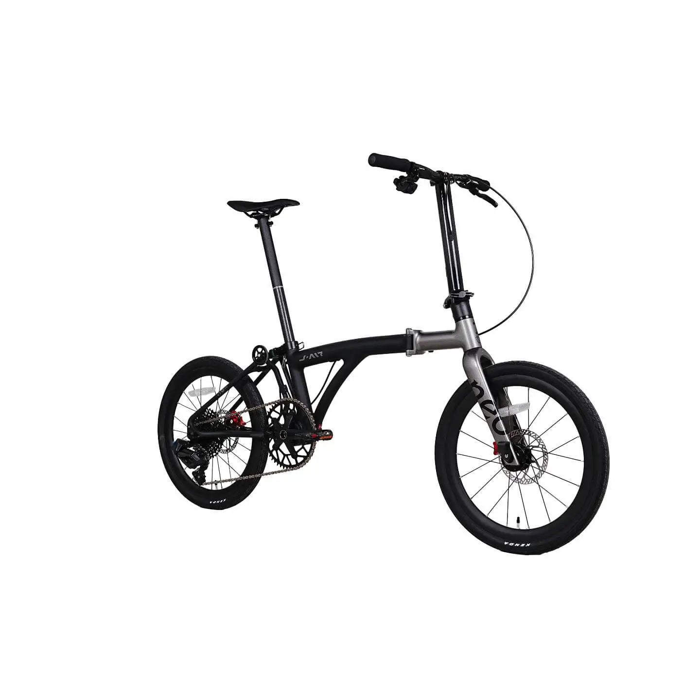 Java Neo 20 Inch Carbon Trifold Folding Bike 12 Speed Wireless