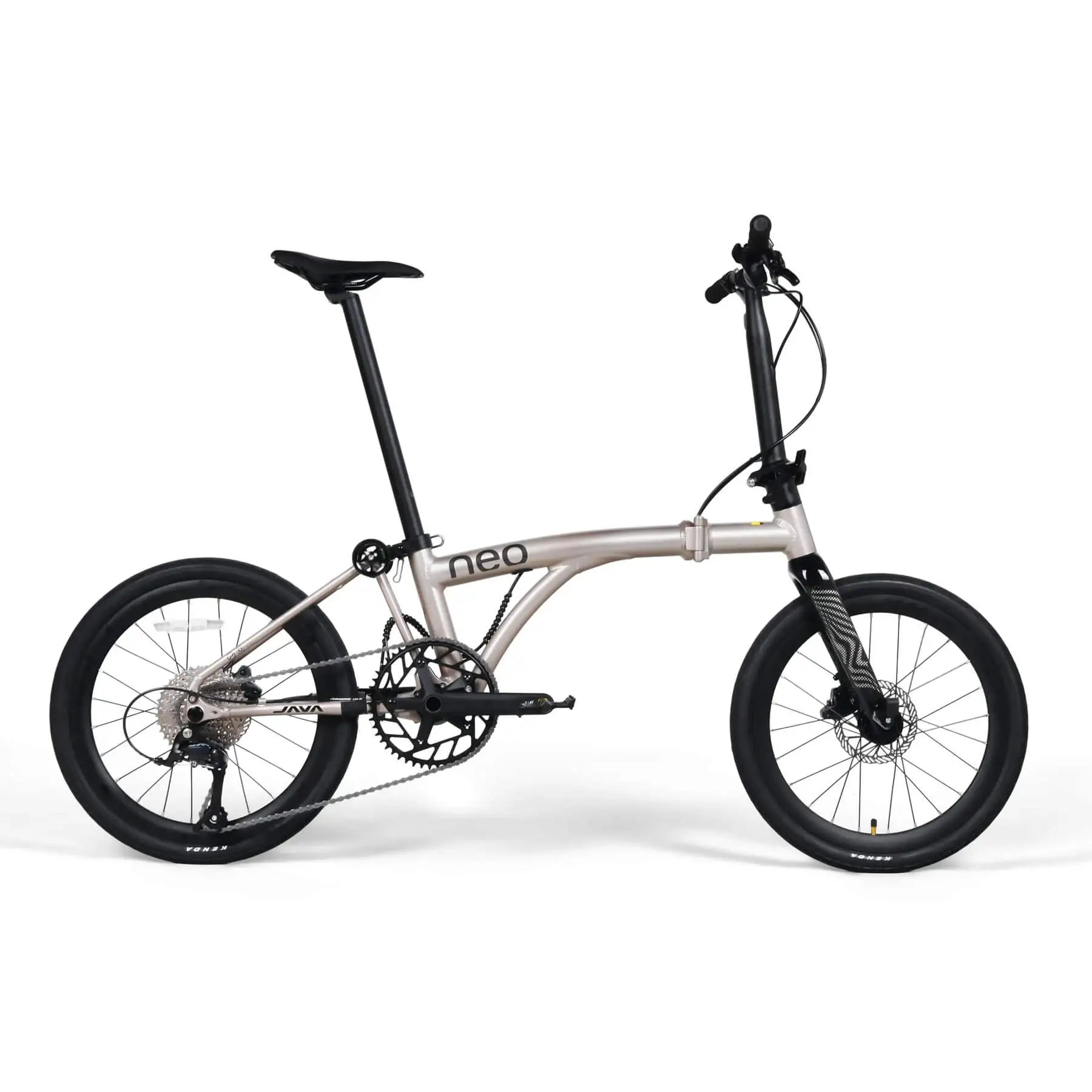 Java Neo 3 20-Inch Trifold Folding Bike – Alloy Frame, Carbon Fork, Hydraulic Disc (10.4kg)