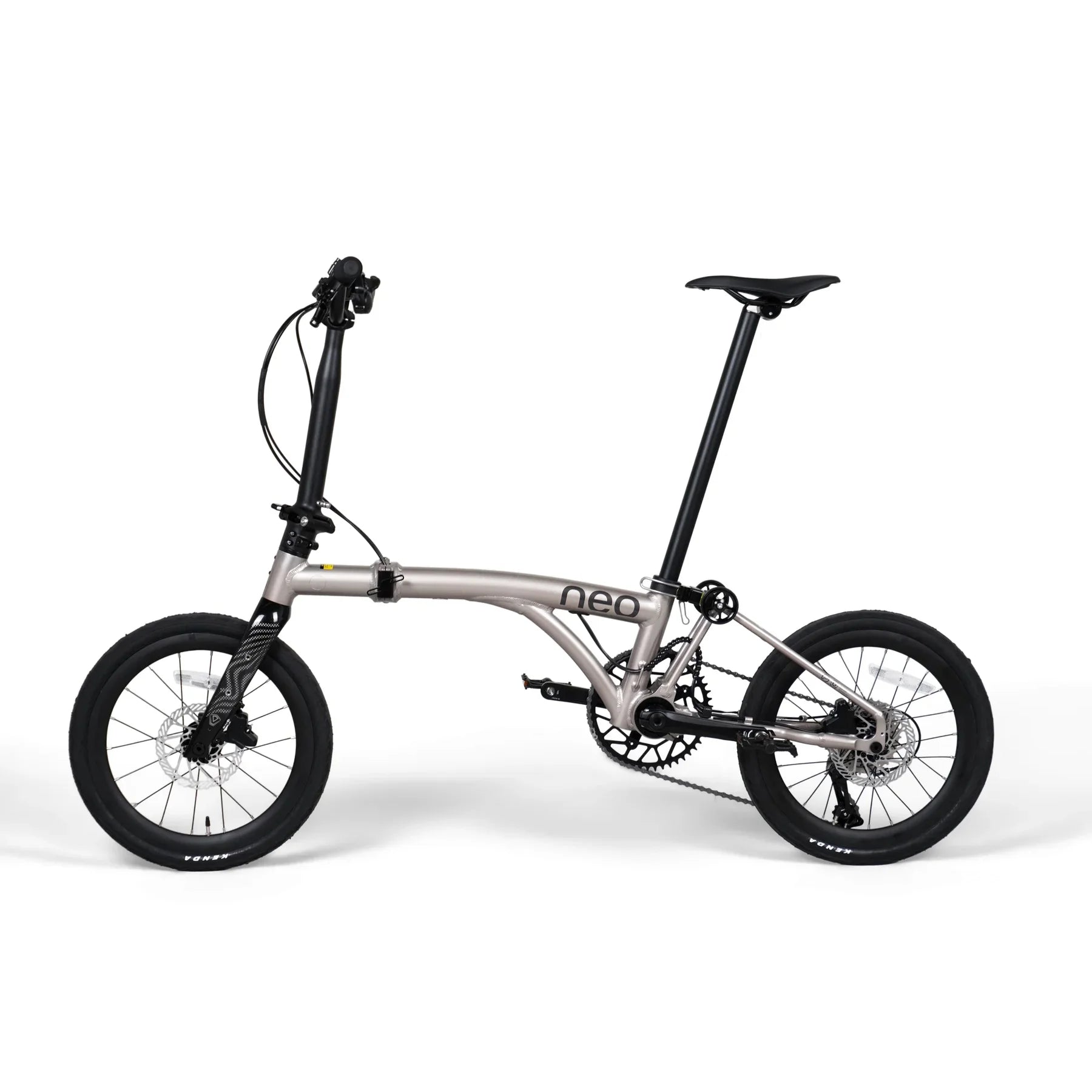 Java Neo Orange Color 16 Inch Carbon Fork Aluminium Frame