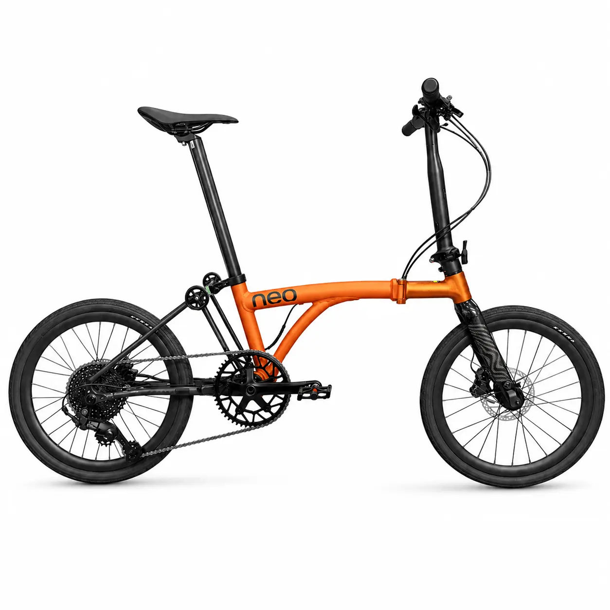 Java Neo 20 inch carbon fork Shimano CUES Titanium Color