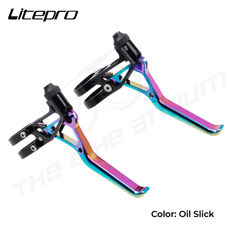 Litepro Ultimate Brake Lever CNC Alloy for Foldable Bicycles - Lightweight Aluminum Alloy CNC Brake Lever for Mounting on Handlebars