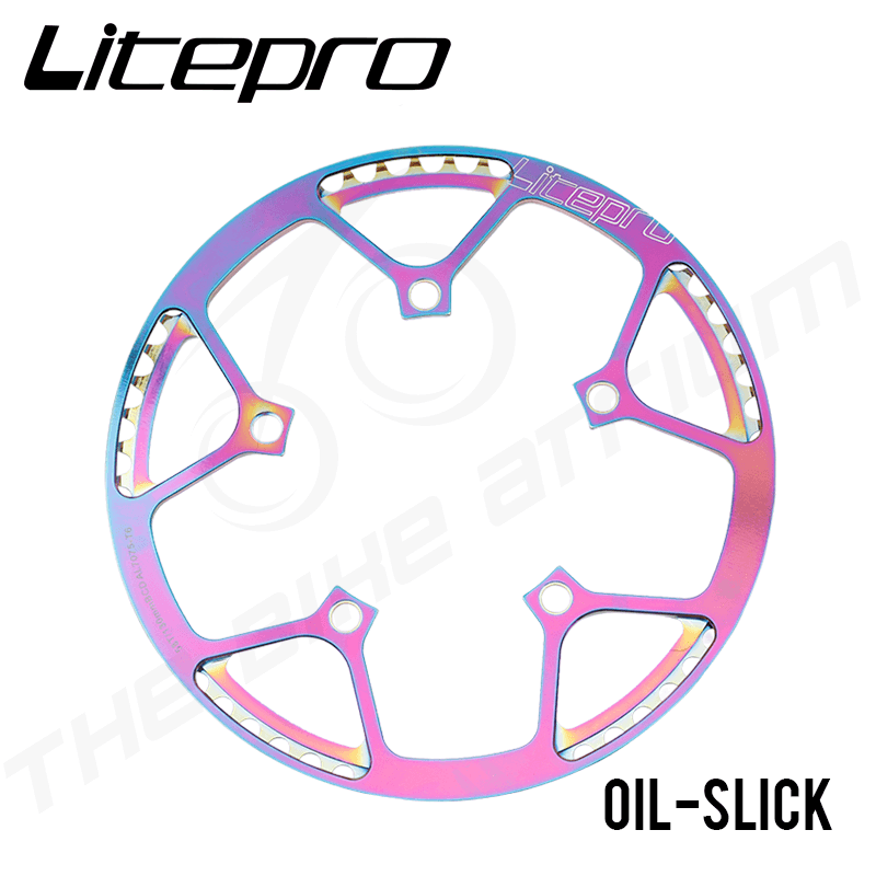 Litepro CNC Aluminum Alloy Standard Single Speed Chain ring 130 BCD 45T to 58T