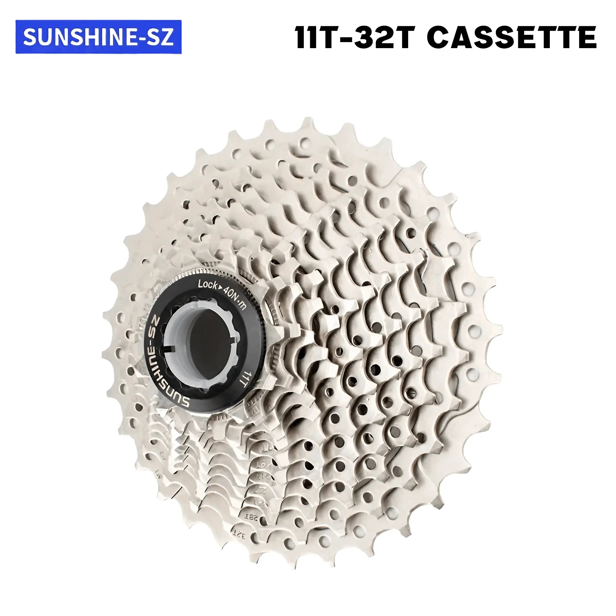 Sunshine SZ Brand Cassette - Compatible with Shimano and Sram Derailleurs