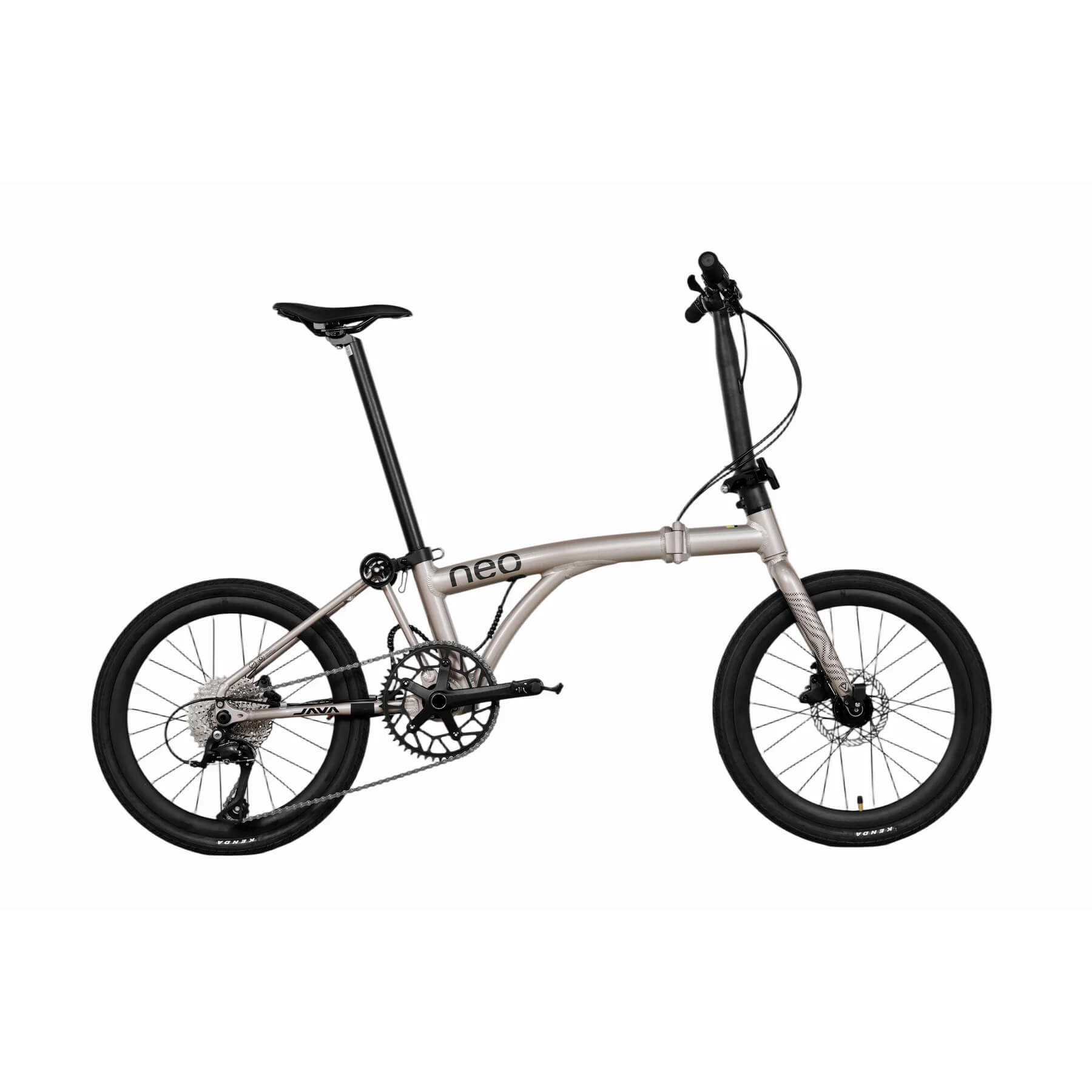 Java Neo 3 Trifold 20-Inch Folding Bike – Alloy Frame, Carbon Fork, Hydraulic Disc (10.4kg)