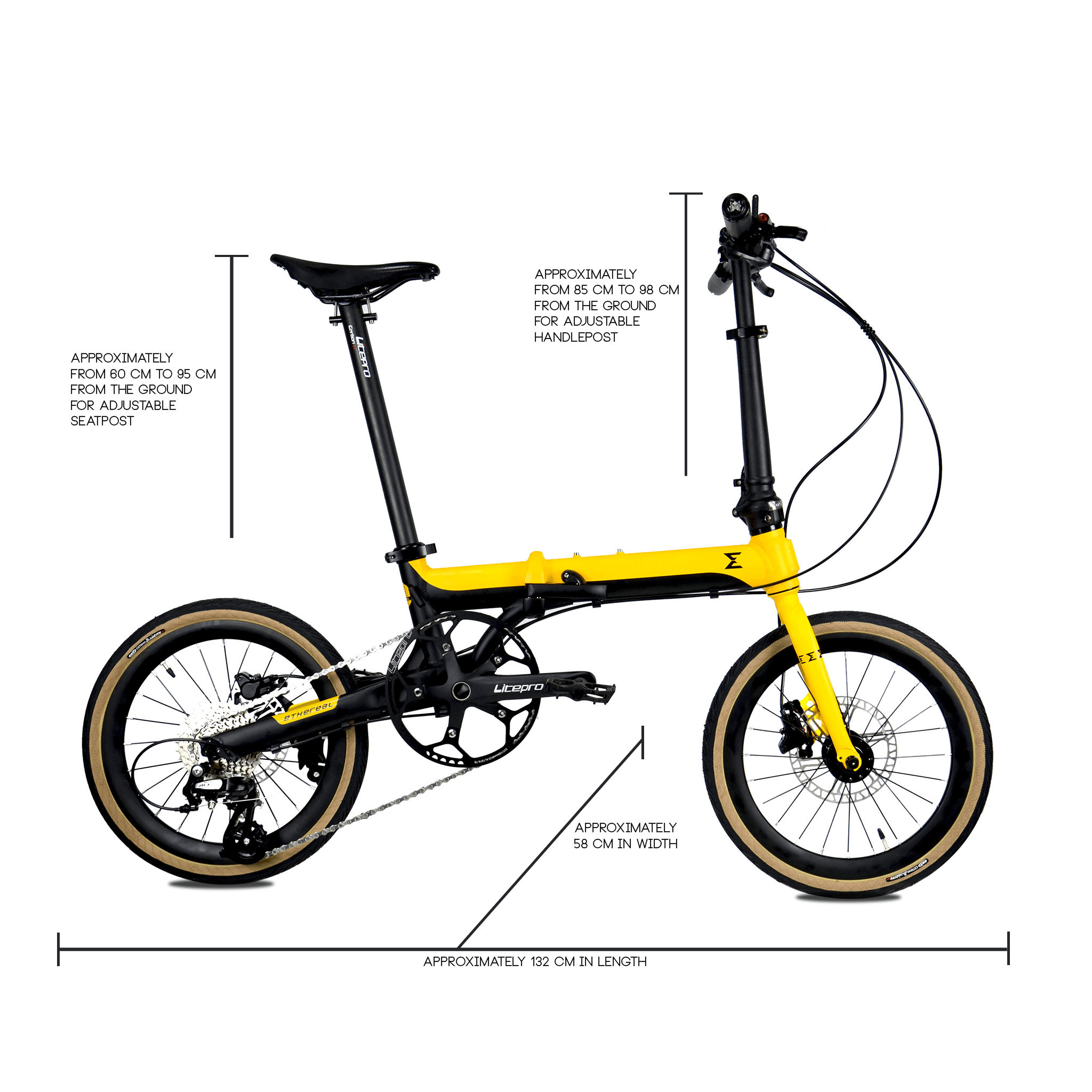 Ethereal Compact D8 Folding Bike